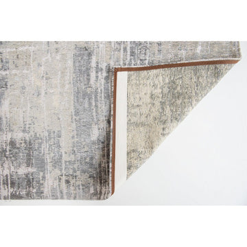 Louis De Poortere Atlantic Streaks 8716 Coney Grey Washable Polyester Flatweave Eco-Runner-Louis De Poortere-Rug Love - The Most Loved Rug Store